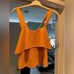 Madewell golden yellow top